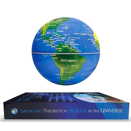 Senders Floating Globe C Shape with LED Lights