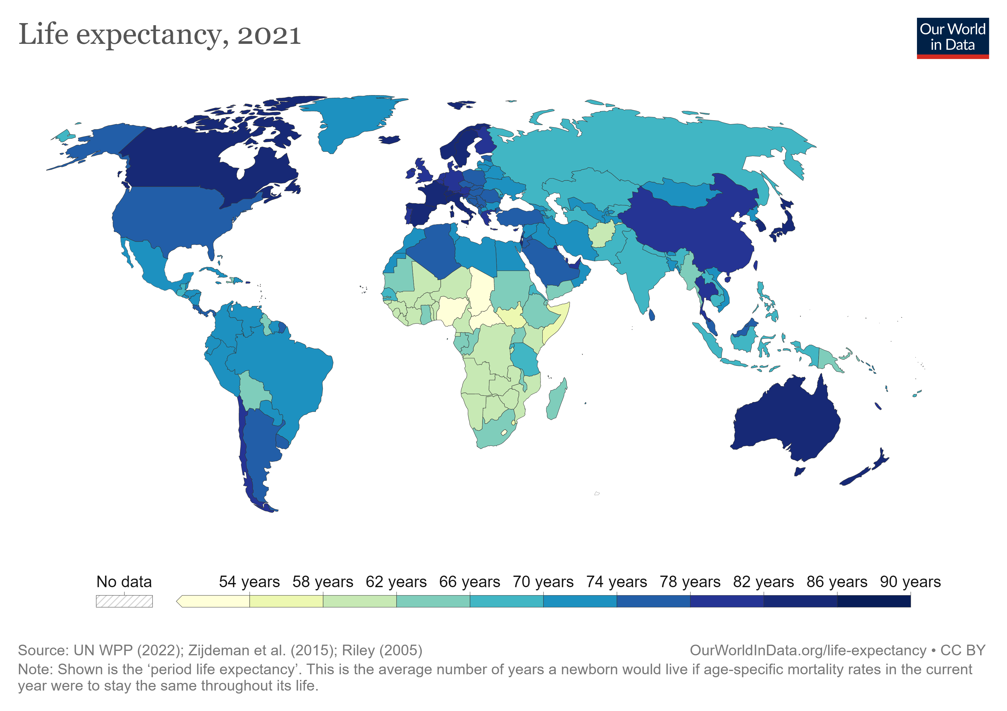 Countries with the longest life expectancies REVEALED in interactive