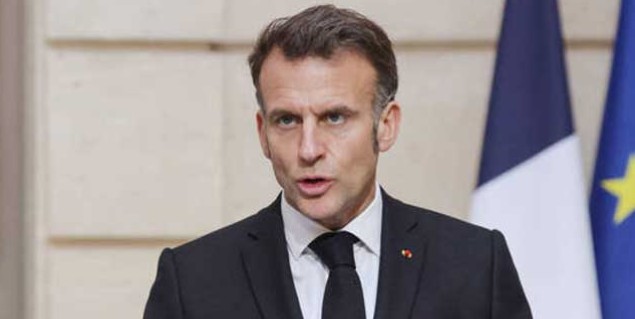 Macron Calls for Halt to Attacks on Civilian Infrastructure